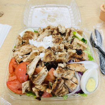 Greek Lady - Greek Salad with grilled chicken - Greek Near Me - Philadelphia, Pennsylvania Greek Lady - Greek Salad with grilled chicken - Greek Near Me - Philadelphia, Pennsylvania