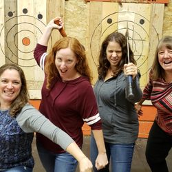 Agawam Axe House - Girls Night Out at the Agawam Axe House