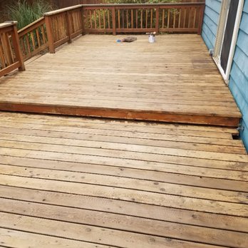 Tortoise Construction - Deck refinishing, before - General Contractors Near Me - Milwaukie, Oregon
