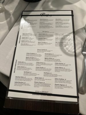 Menu photo 2 Portofino's Restaurant Morristown, NJ
