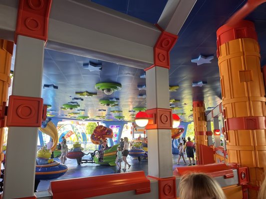 Alien Swirling Saucers by null