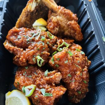 Big Fish - Honey buffalo fish wings - Seafood Near Me - Brentwood, Maryland