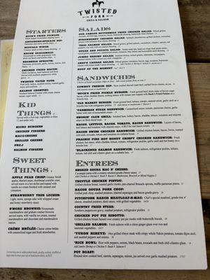 Menu photo 3 Twisted Fork Grill and Bar Omaha, NE