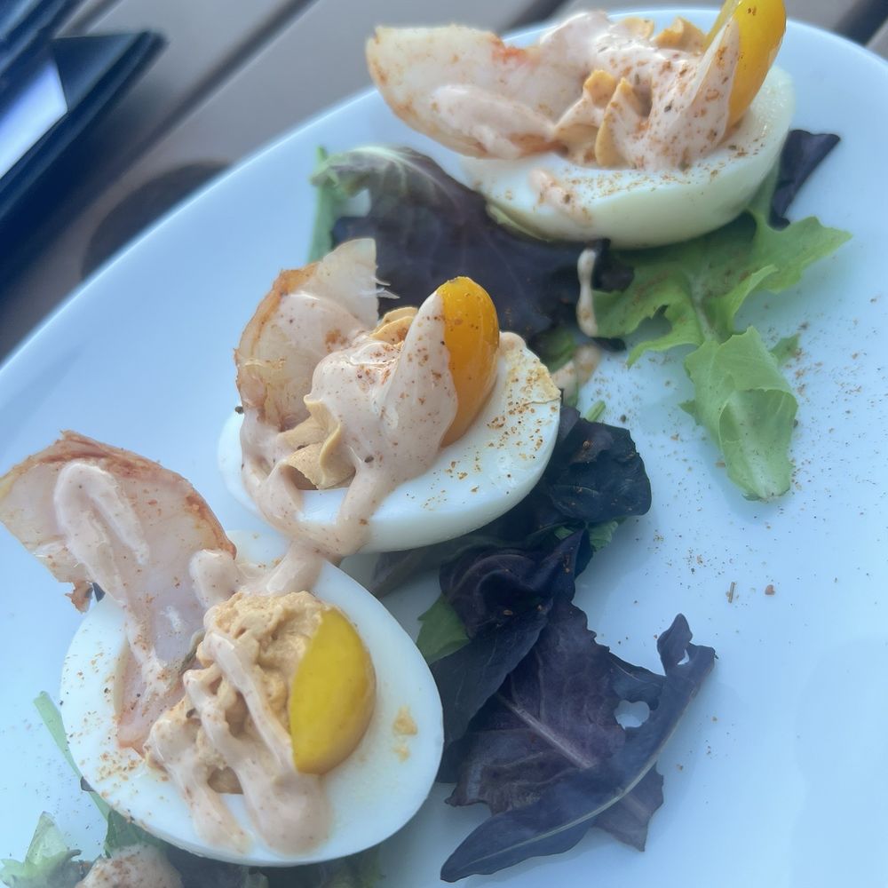 Ampersea - Shrimp deviled eggs - New American Near Me - Baltimore, Maryland Ampersea - Shrimp deviled eggs - New American Near Me - Baltimore, Maryland