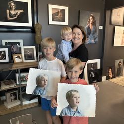 Warner-Prokos Photography - Special session for each boy - customized painterly portraits