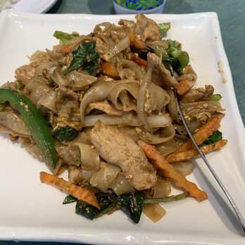 Thai Basil - Pork Drunken Noodles - Thai Near Me - Bentonville, Arkansas Thai Basil - Pork Drunken Noodles - Thai Near Me - Bentonville, Arkansas