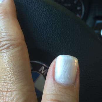 Suzan's Nail Salon - Even after buffing it twice, there's still air bubbles & uneven thickness. WORST NAIL JOB!!!!!!!!! - Nail Salons Near Me - Bellevue, Washington