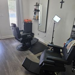 Barber shop area
