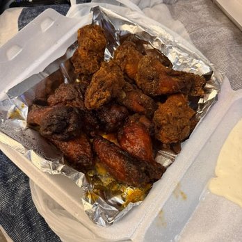 Dad Bod District - my review states that the wings are so bad my dog wouldn't eat them super dry on the inside they were cooked in the Flames of hell - Comfort Food Near Me - Fayetteville, North Carolina Dad Bod District - my review states that the wings are so bad my dog wouldn't eat them super dry on the inside they were cooked in the Flames of hell - Comfort Food Near Me - Fayetteville, North Carolina