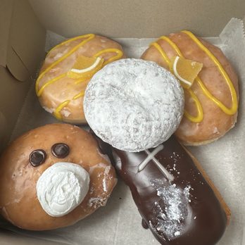 Zombee Donuts - Lemon Cake , Lemon Filled, Coffin, and Rabie Baby - Donuts Near Me - Fullerton, California
