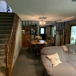 Rustic Acres - View to kitchen on lower level.