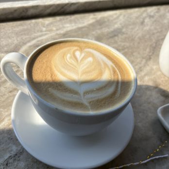 Causeway Coffee - Cappuccino w/Carmel shot Beautiful foam flower - Coffee & Tea Near Me - Miramar Beach, Florida Causeway Coffee - Cappuccino w/Carmel shot Beautiful foam flower - Coffee & Tea Near Me - Miramar Beach, Florida