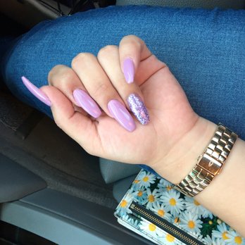Nailicure - I love my nails long and the lavender color is exactly what I wanted  thank you Dominic. - Nail Salons Near Me - Killeen, Texas