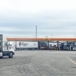Subway - somebody broke down right on the fuel Island. aren't they like you to have a shop and no road to call expense on site