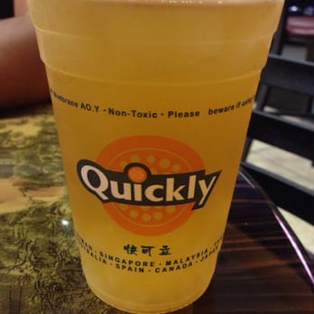 Quickly - Jasmine tea w/ aloe - Bubble Tea Near Me - Stockton, California