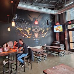 Incendiary Brewing - The wall art inside