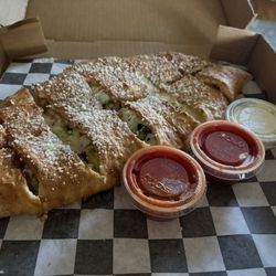 Veggie calzone. Yummmm