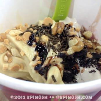 Menchie's - $0.55+ tax per ounce. Mine was like 150g and it cost me around $3.60 incl tax. Cool! - Ice Cream & Frozen Yogurt Near Me - Ottawa, Ontario Menchie's - $0.55+ tax per ounce. Mine was like 150g and it cost me around $3.60 incl tax. Cool! - Ice Cream & Frozen Yogurt Near Me - Ottawa, Ontario
