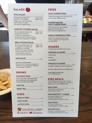 Menu photo 4 Gold Star Florence, KY