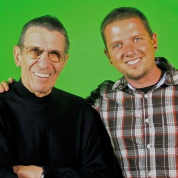Station 22 - Leonard Nimoy and Noah Clark filming a promo at Station 22 - Video/Film Production Near Me - Culver City, California Station 22 - Leonard Nimoy and Noah Clark filming a promo at Station 22 - Video/Film Production Near Me - Culver City, California