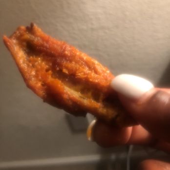 Wild Wing Cafe - That's the inside of one of the wings - Chicken Wings Near Me - Chesapeake, Virginia Wild Wing Cafe - That's the inside of one of the wings - Chicken Wings Near Me - Chesapeake, Virginia