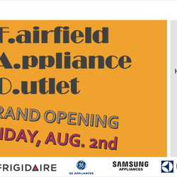 Grand Open on Friday, August 2nd 2019! Scratch and Dent Specialist!