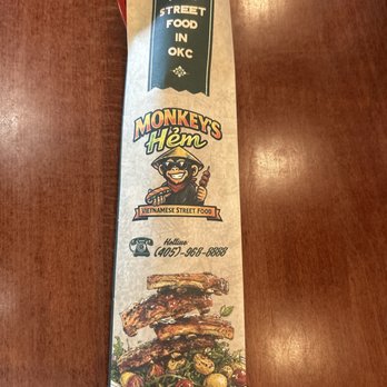Monkey's Hem - Vietnamese Near Me - Oklahoma City, Oklahoma