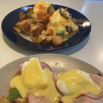 OUI Pancake N Eggs - Chili con Queso and The Classic Benedict. - American Near Me - Temecula, California