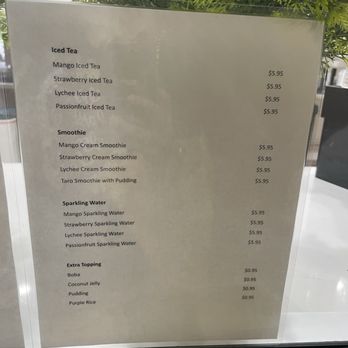 GangnamCha - Menu part 2 (iced teas, smoothies, sparkling water, and extra topping options) - Juice Bars & Smoothies Near Me - Honolulu, Hawaii GangnamCha - Menu part 2 (iced teas, smoothies, sparkling water, and extra topping options) - Juice Bars & Smoothies Near Me - Honolulu, Hawaii