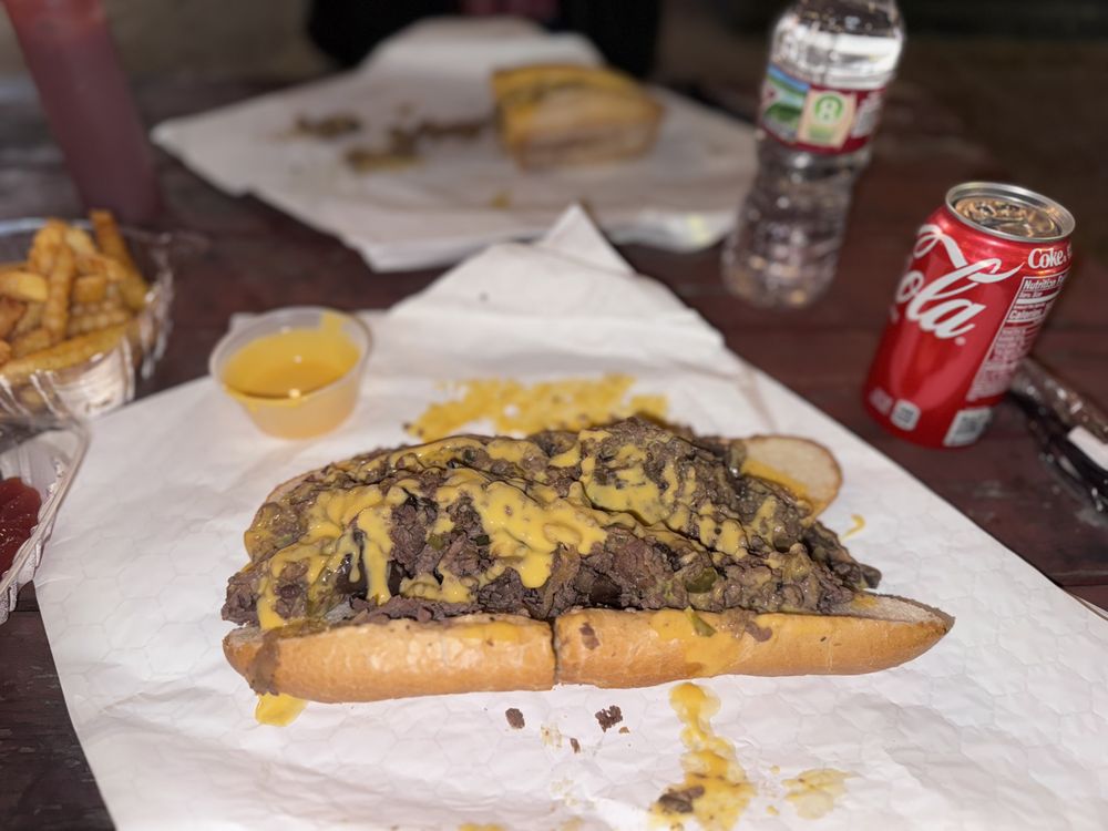 Food from R&B's Steak and Fries