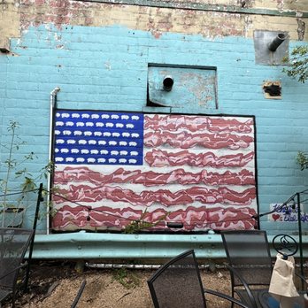 Blue Oak BBQ - Cute mural. - Barbeque Near Me - New Orleans, Louisiana