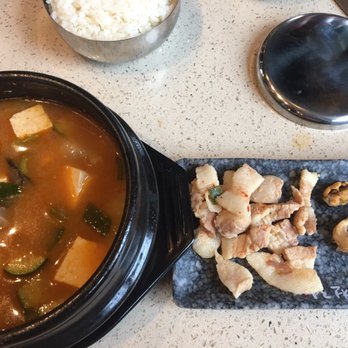 3000 Miles Korean BBQ - Seafood soon tofu (only pork) - Korean Near Me - Aurora, Ontario 3000 Miles Korean BBQ - Seafood soon tofu (only pork) - Korean Near Me - Aurora, Ontario