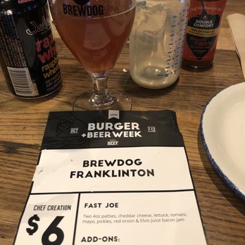 BrewDog Franklinton - Fast Joe burger was great - 10/11/19 - Burgers Near Me - Columbus, Ohio BrewDog Franklinton - Fast Joe burger was great - 10/11/19 - Burgers Near Me - Columbus, Ohio