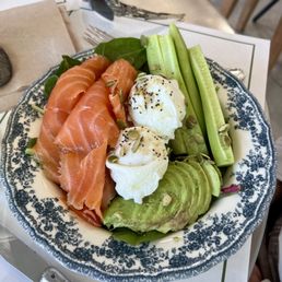 Smoked Salmon on Plate