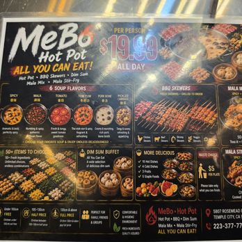 Mebo Hotpot - Menu - Chinese Near Me - Temple City, California Mebo Hotpot - Menu - Chinese Near Me - Temple City, California