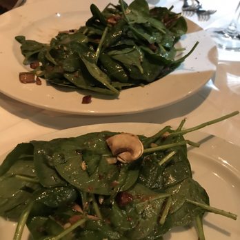 Black+Blue Vancouver - Delish spinach salad - Steakhouses Near Me - Vancouver, British Columbia