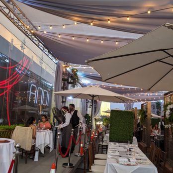 AnQi Bistro - Outdoor set up - Asian Fusion Near Me - Costa Mesa, California