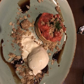 Range Restaurant - Strawberry rhubarb Streusel Tart - New American Near Me - Denver, Colorado