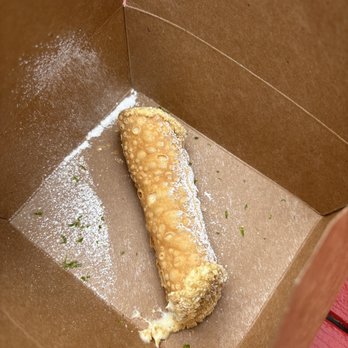 The Pizza Den - Key lime cannoli - Salad Near Me - Austin, Texas The Pizza Den - Key lime cannoli - Salad Near Me - Austin, Texas
