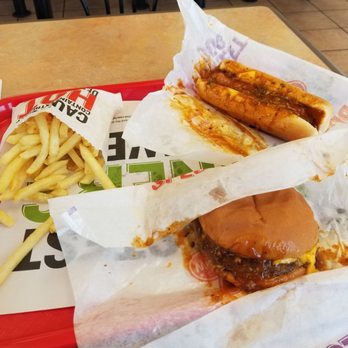 Wienerschnitzel - Chili dog and burger. - Hot Dogs Near Me - Austin, Texas