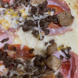 Papa's all meat made w/ white sauce. This was not ordered this way. Not cool! Papa's all meat made w/ white sauce. This was not ordered this way. Not cool!