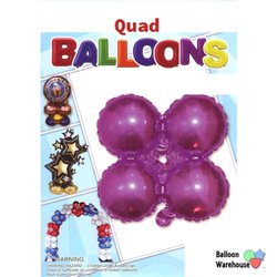 Balloon Warehouse  - Quad Balloons - No Helium needed balloons at Balloon Warehouse
