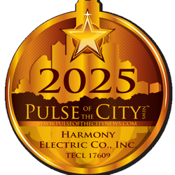 Harmony Electric Co - 2025 Pulse of the City Award 14th year!