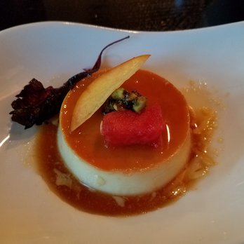 Mayan Cafe - Lavendar flan - Latin American Near Me - Louisville, Kentucky