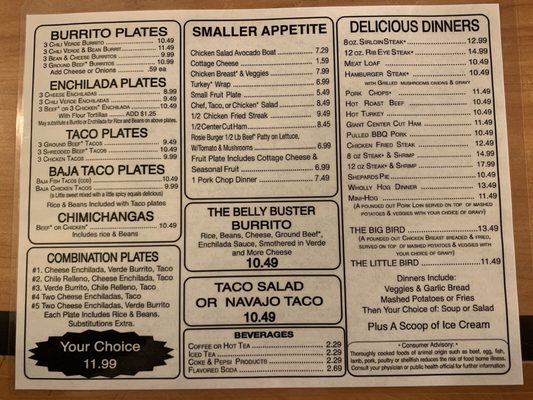 Menu photo 7 Virg's Tooele, UT