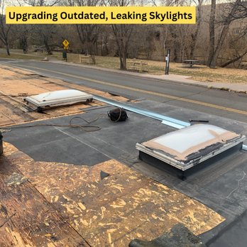 Right Way Roofing - Tear-off complete. Skylight will be removed. - Roofing Near Me - Albuquerque, New Mexico