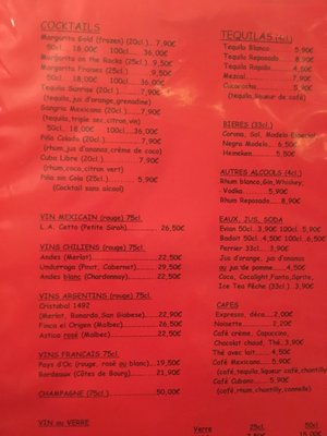 Menu photo 3 Fajitas Paris, 75 Menu photo 3 Fajitas Paris, 75
