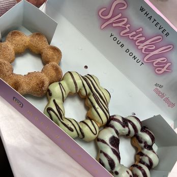 Bober Tea & Coffee - Churro, thin mint, and blueberry - Donuts Near Me - Sacramento, California Bober Tea & Coffee - Churro, thin mint, and blueberry - Donuts Near Me - Sacramento, California