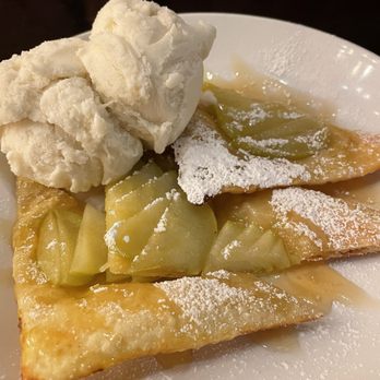 Morgan's On Main - Pastry puff with baked apple drizzled with honey and served a la mode - New American Near Me - Woodland, California Morgan's On Main - Pastry puff with baked apple drizzled with honey and served a la mode - New American Near Me - Woodland, California
