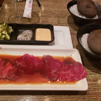 Tokio Pub - Hot rock filet mignon. Way too high of price; but tasty, and, a fun experience. - Japanese Near Me - Schaumburg, Illinois Tokio Pub - Hot rock filet mignon. Way too high of price; but tasty, and, a fun experience. - Japanese Near Me - Schaumburg, Illinois